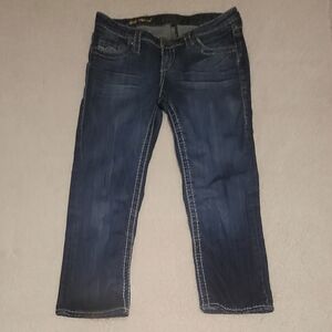 MOST WANTED Blue Jean Capris Size   27